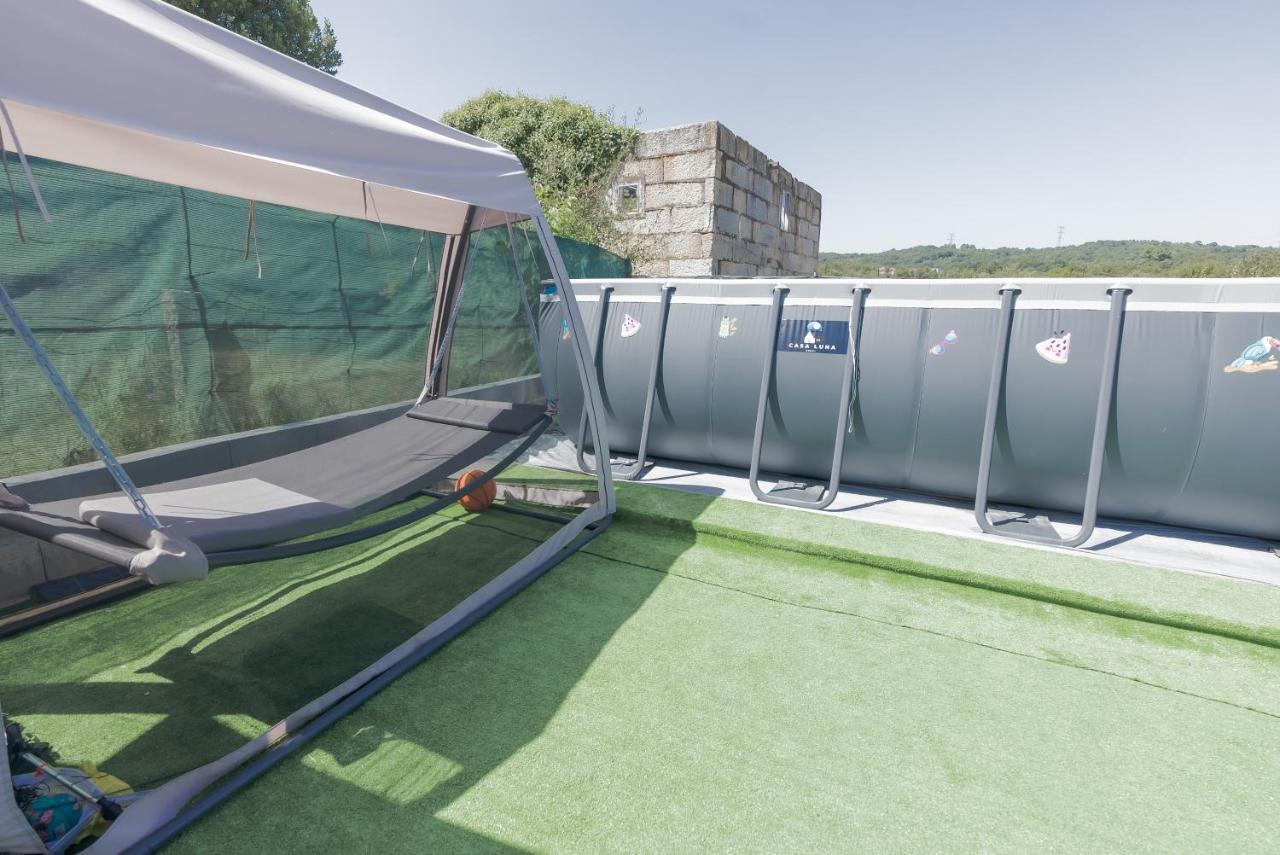 Casa Luna Rural Con Piscina Y Jardin Ourense Bagian luar foto