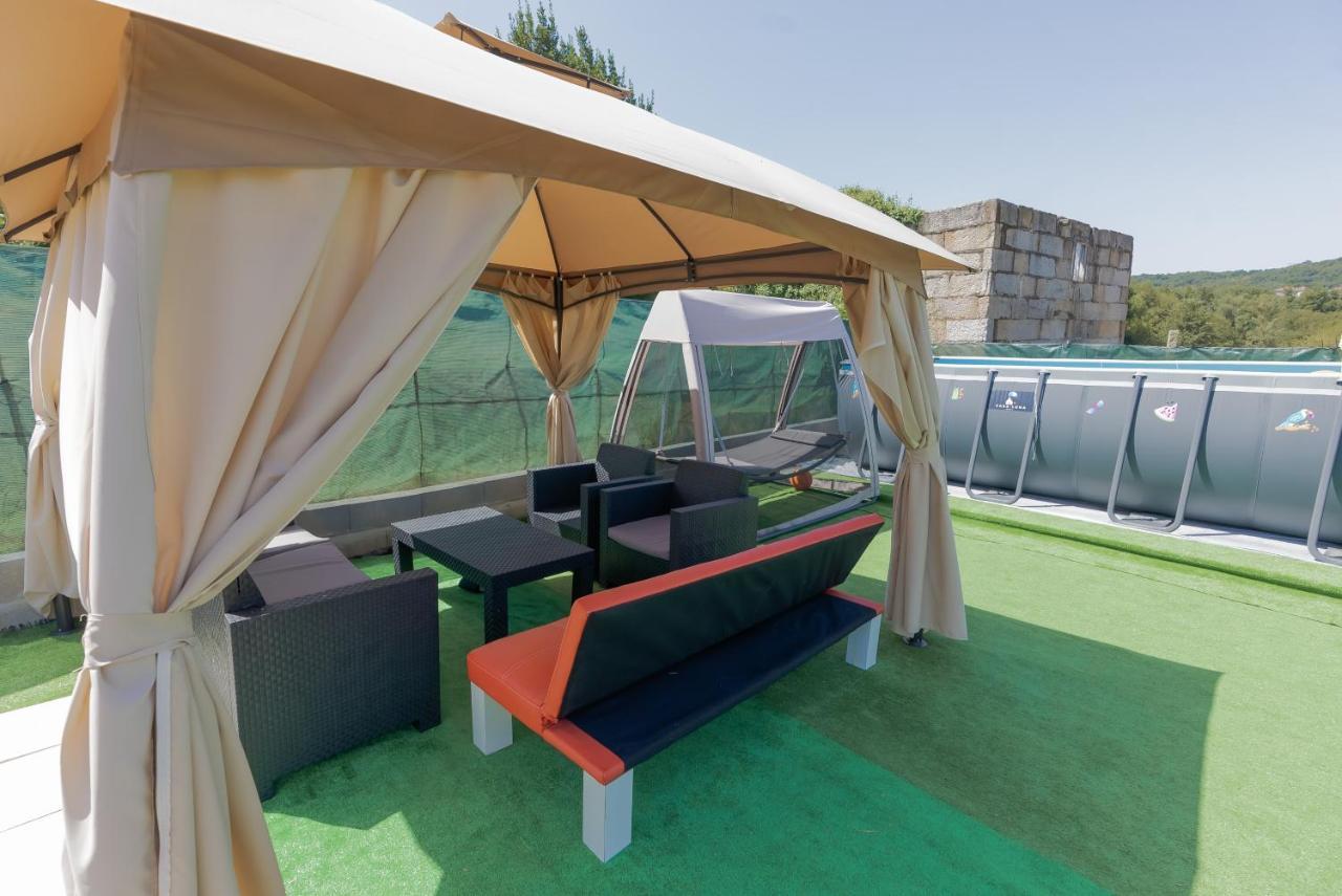 Casa Luna Rural Con Piscina Y Jardin Ourense Bagian luar foto
